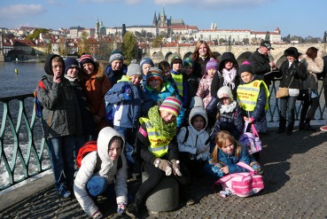 3.B na výletě v centru Prahy