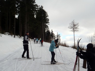 Běžky - okruh přes Žalý